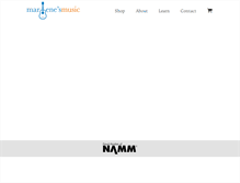 Tablet Screenshot of marlenesmusic.com